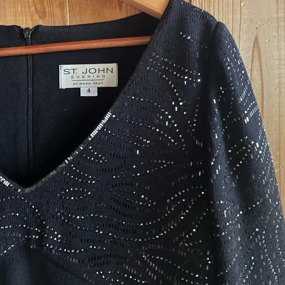 St. John Evening Sparkle Dress by Marie Gray - Picture 3 of 5